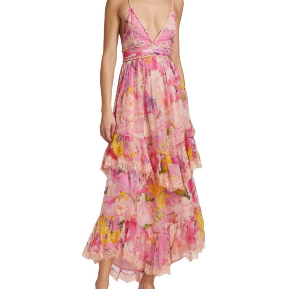 Rococo Sand Leona Floral Tiered Maxi Dress